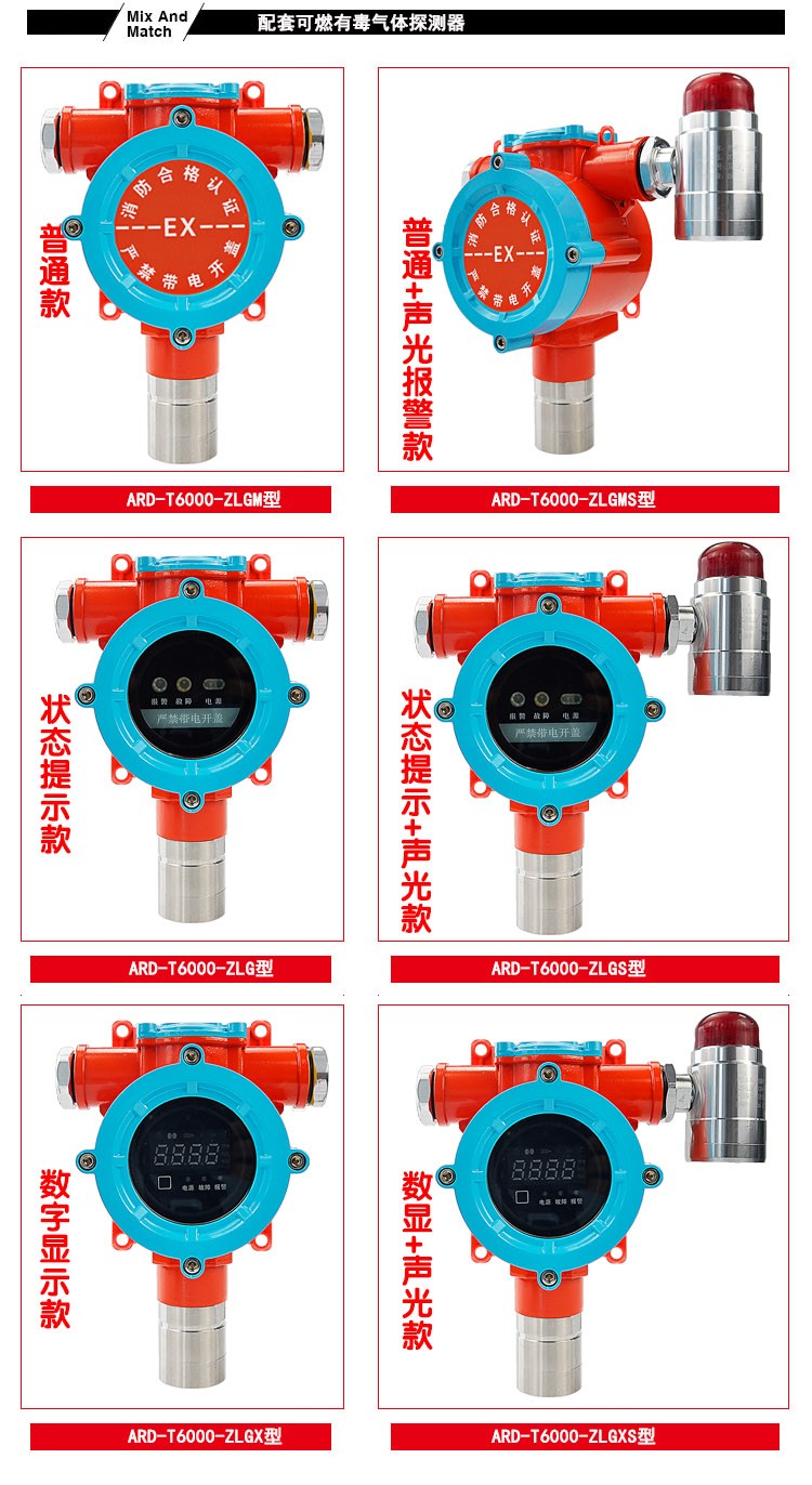 甲烷氣體報(bào)警器六款探測器