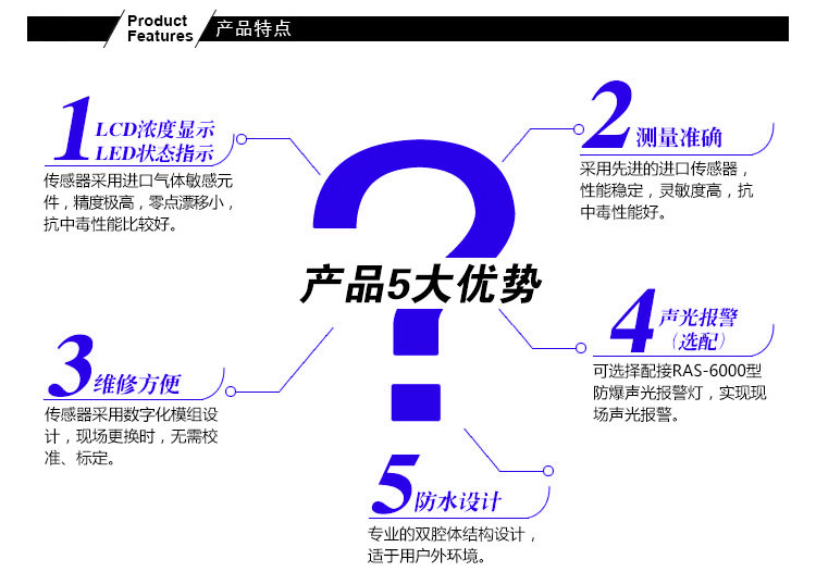 甲烷氣體報(bào)警器優(yōu)勢